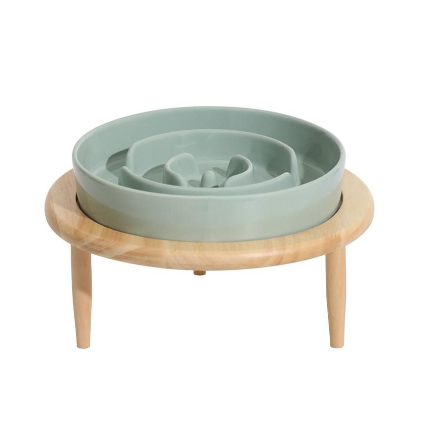 강아지 밥그릇 고양이 밥그릇 슬로우 식기 급체 방지 1구 S