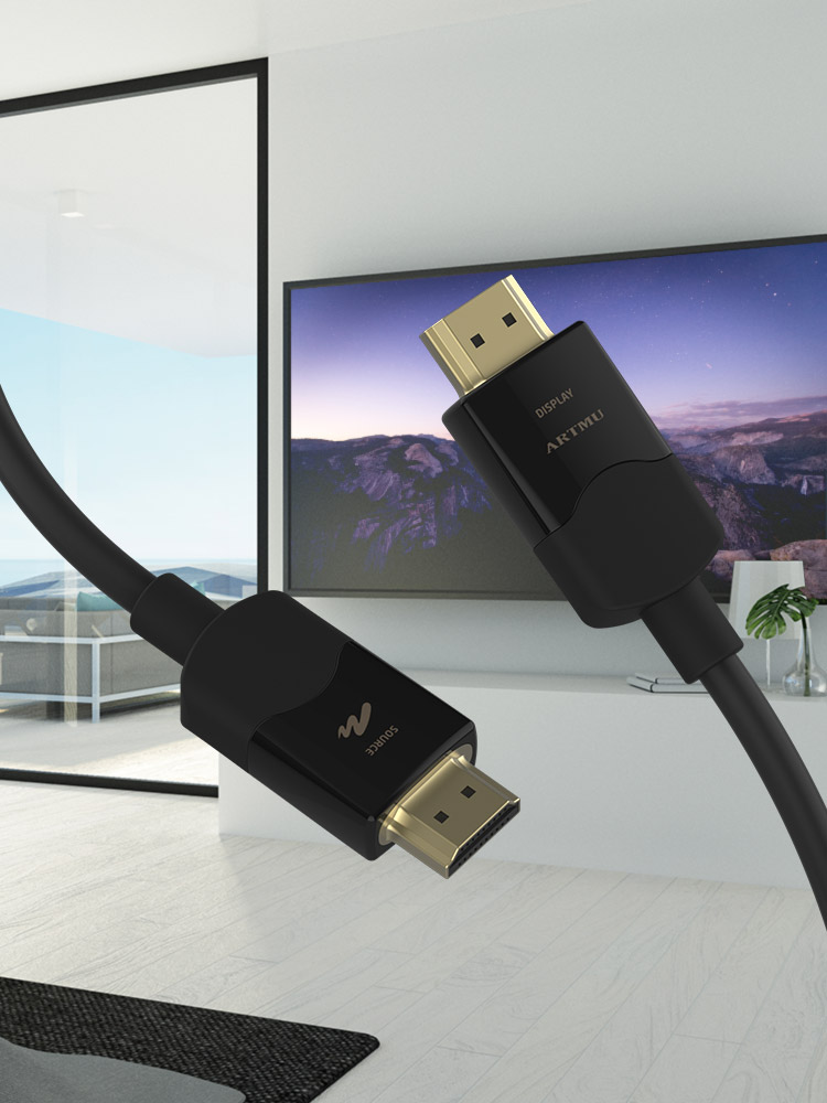ULTRA HIGH SPEED HDMI 2.1 인증 AOC 광 케이블 10m, 1개 - 상세 이미지 2