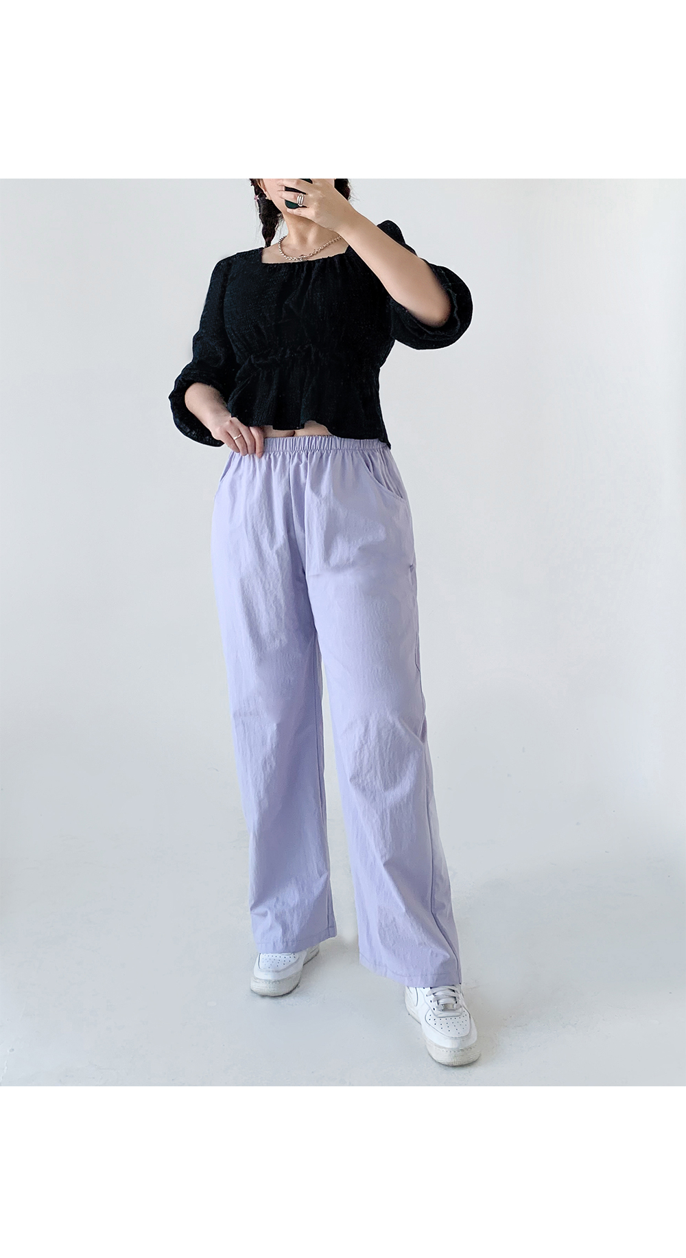 [2천장돌파][MADE] 빅사이즈 S-4XL 데어린 나일론 밴딩 통팬츠 휴양지 룩 상세 이미지 67