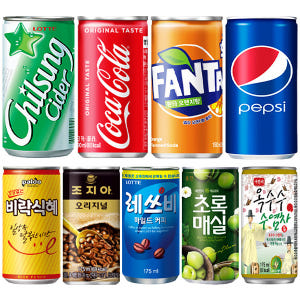 [미니캔] 음료수 코카콜라 펩시 칠성사이다 환타 맥콜 190ml 각2개1... 맛있게 먹은 솔직 후기 - 상품 이미지 2