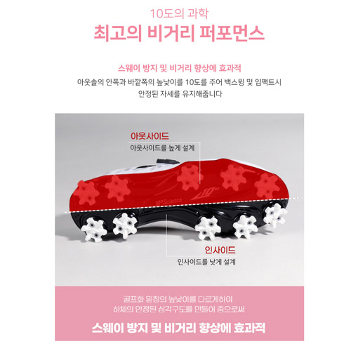 이글아이드 애드라인 싸이언스 여성 골프화 HIVER-WB - 상세 이미지 4