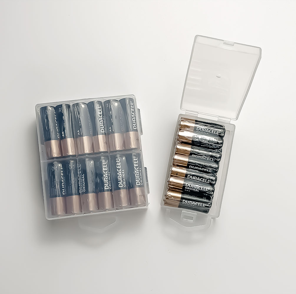 정리하우스 건전지케이스 AA AAA 동전건전지보관함 2type 이미지 2