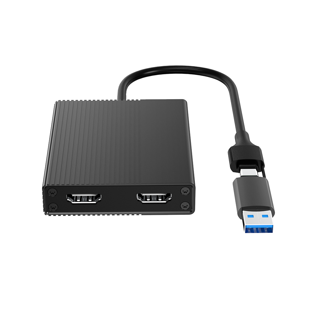 맥북 듀얼모니터 어댑터 디스플레이링크 DL6950 칩셋 4K 60Hz 확장 젠더 케이블 상품 이미지
