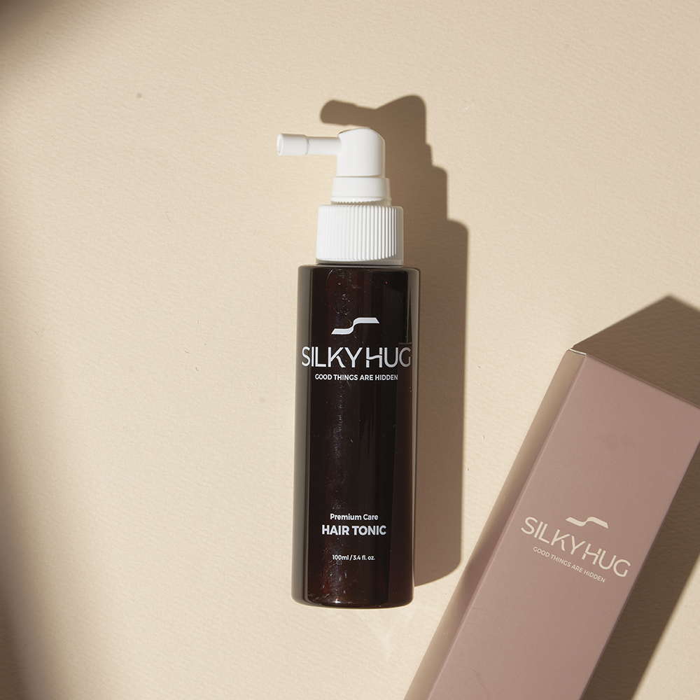 실키허그 기능성 탈모케어 헤어토닉 미스트 100ml 각질 두피 진정 쿨링 열 촉촉함 보습 여행용기 구성품 이미지 4
