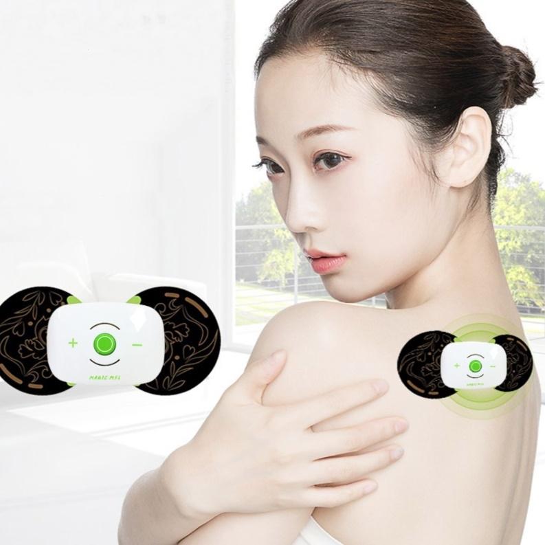 붙이는마사지기 붙이는안마기 부착식 전신마사지기계 승모근 마사지