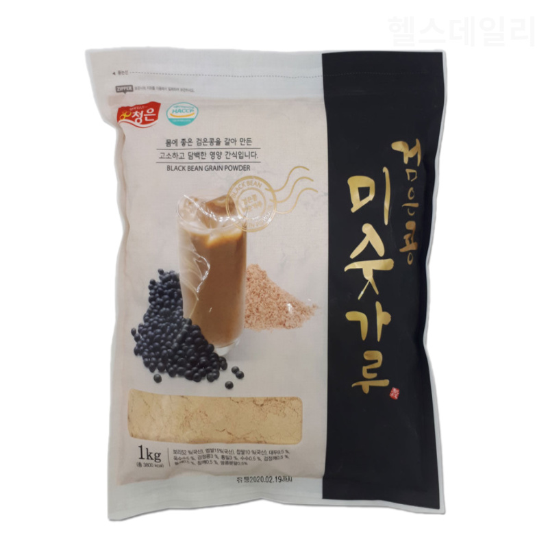 검은콩 미숫가루 1kg+1kg 아침 식사 한끼 대용 선식 임산부 미숫가루 - 상세 이미지 4