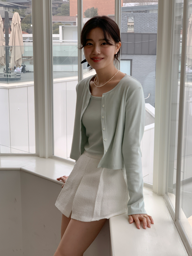 3000장 판매!💕URBANE MADE💕 폰드 크롭 가디건 나시세트 (당일 6c) 상세 이미지 127
