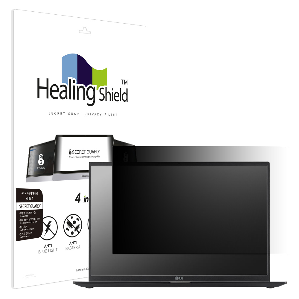 LG 울트라PC 엣지 16U70Q 16UD70Q 항균 블루라이트차단 양면 정보보안기 - 상품 이미지