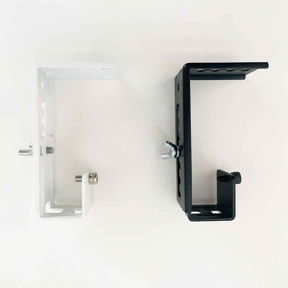 밀스 커튼 레일 높이조절 천정 벽면형 브라켓