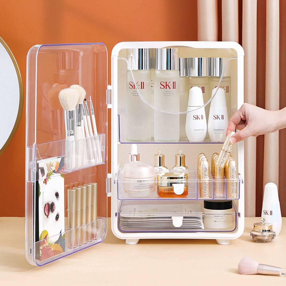몽땅 뷰티박스 화장품정리대 립스틱 브러쉬 향수 화장대 수납 정리함 화장품정리함