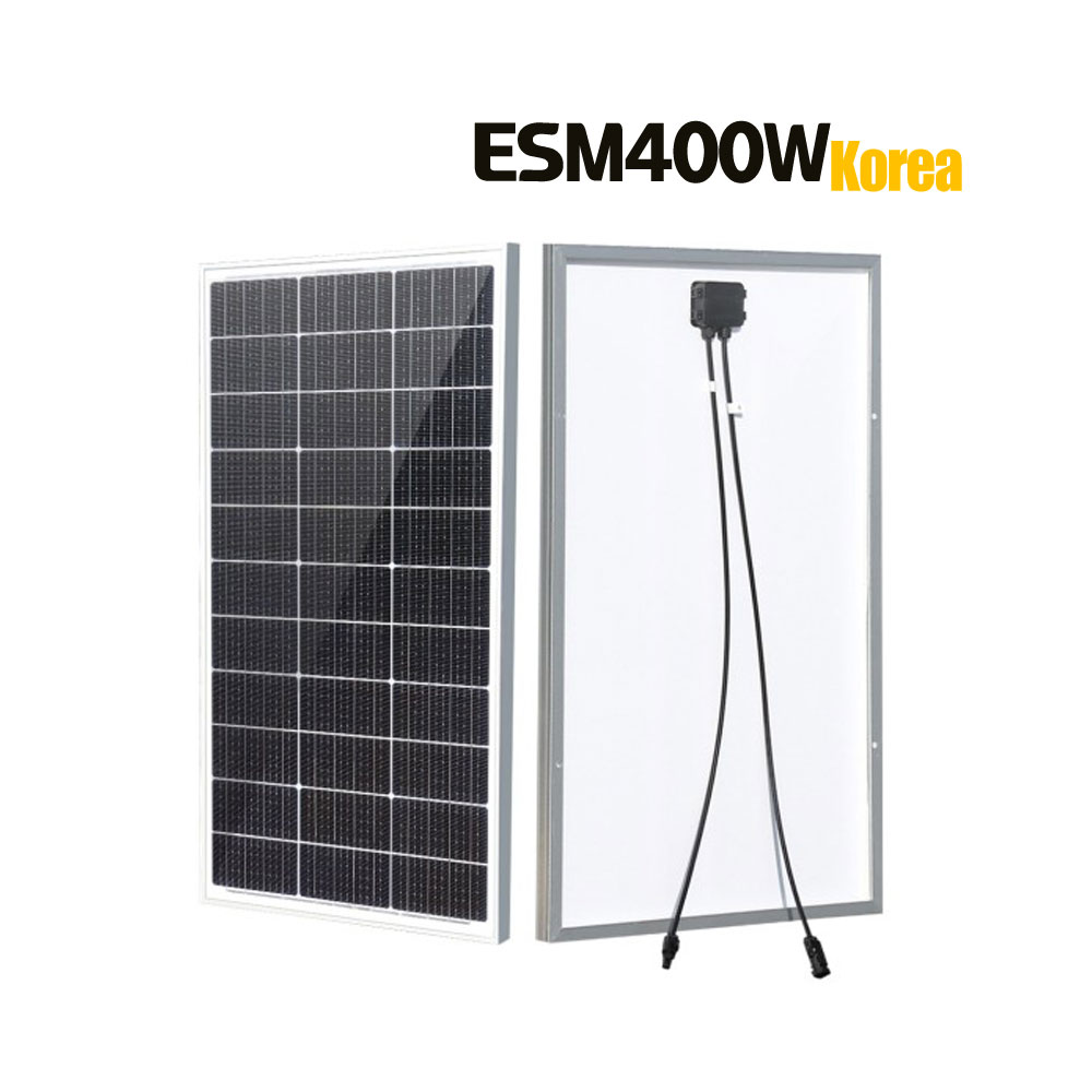 ESM 400W 차량용 태양광패널 솔라패널 대용량 전지판 - 상품 이미지