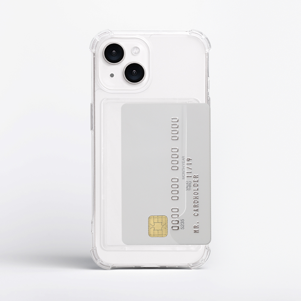 168cm 아이폰 카드수납 케이스 범퍼 클리어 투명, 아이폰13 미니