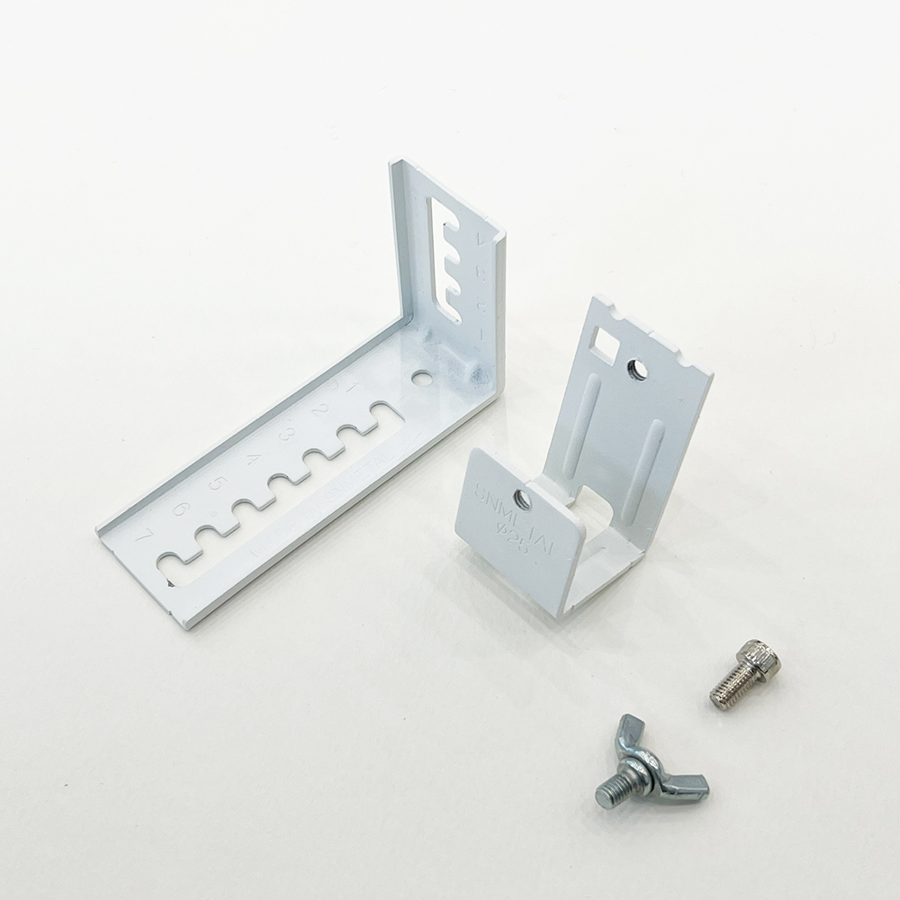 밀스 커튼 레일 높이조절 천정 벽면형 브라켓