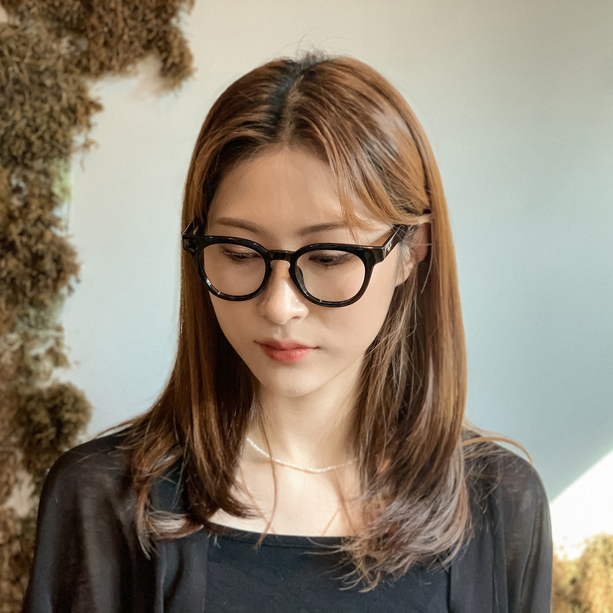 소다몬 HT903 4칼라 가벼운 클레식 뿔테 안경테 블루라이트차단 근적외선차단 변색렌즈 - 상세 이미지 3