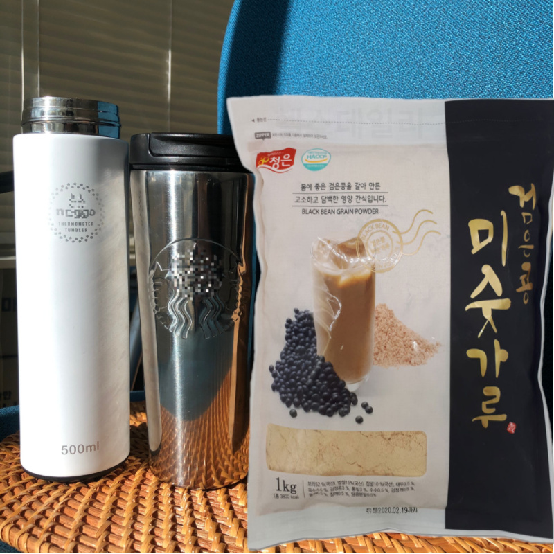 검은콩 미숫가루 1kg+1kg 아침 식사 한끼 대용 선식 임산부 미숫가루 이미지 6