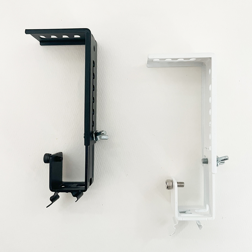 밀스 커튼 레일 높이조절 천정 벽면형 브라켓