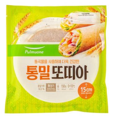 통밀 또띠아 피자요리 풀무원 또띠아 타코 샌드위치만들기150gX2개 - 상세 이미지 5