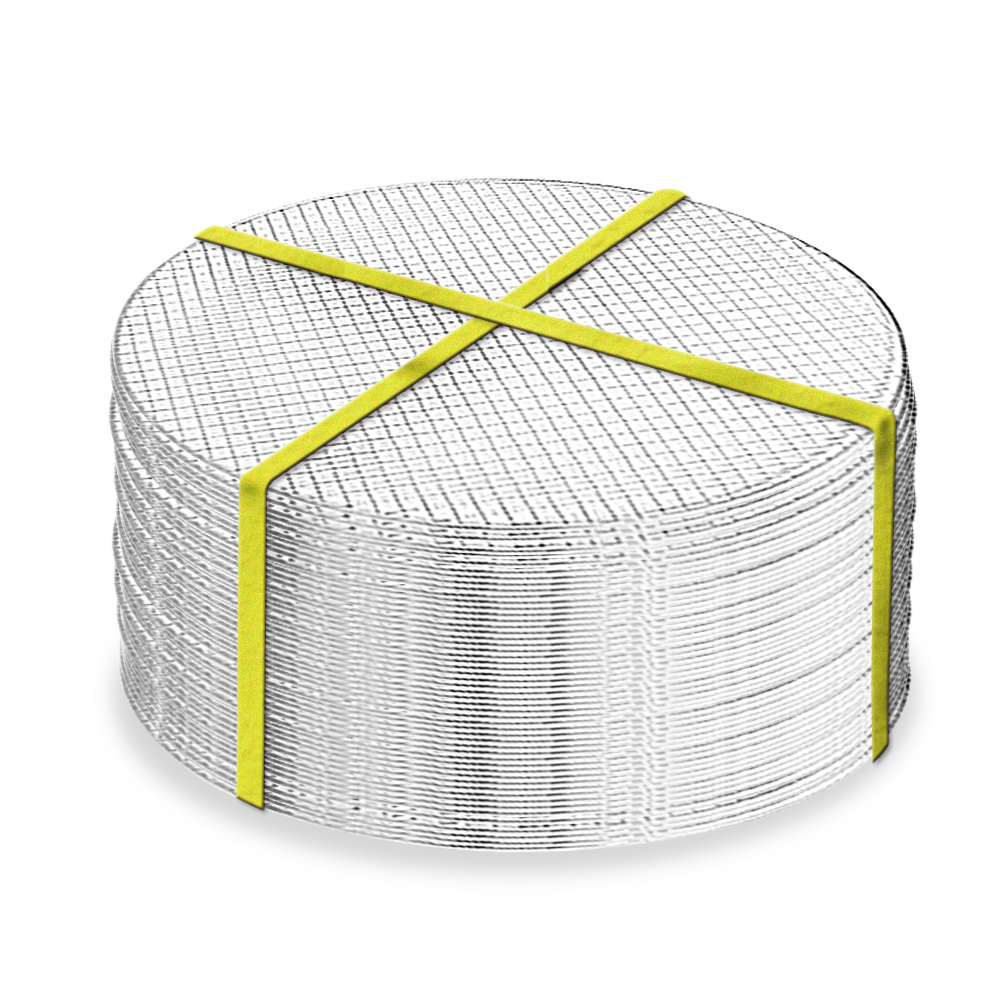 꾸버스 일회용석쇠 원형 43 47 태망 60장 도매 업소용 불판 바베큐 그릴 캠핑 펜션