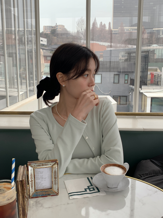 3000장 판매!💕URBANE MADE💕 폰드 크롭 가디건 나시세트 (당일 6c) 상세 이미지 24