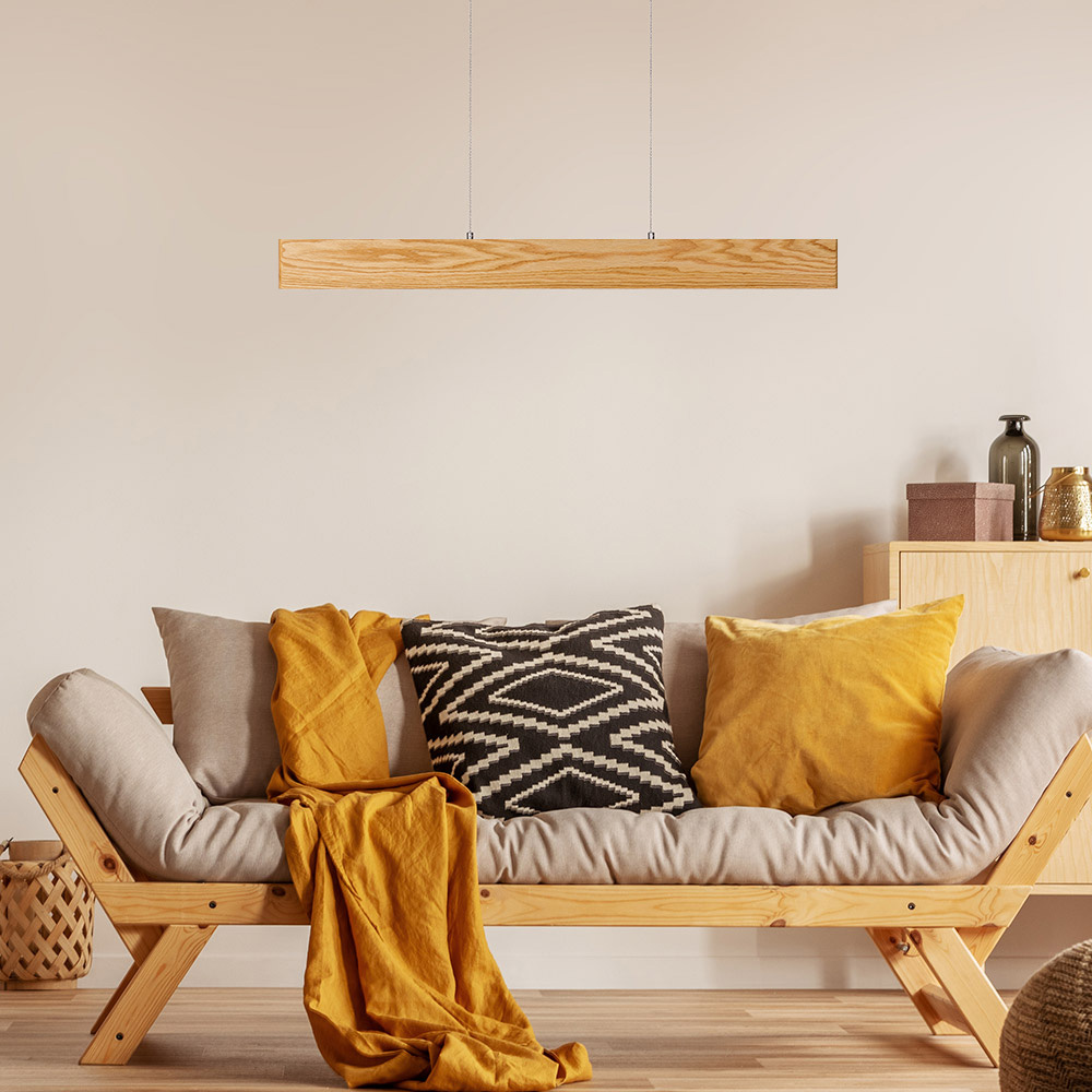 LED 식탁조명 식탁등 리니어 오크 30W 100cm 주광색 하얀빛