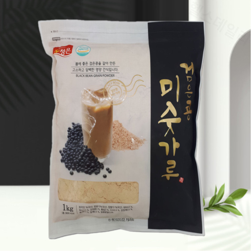 검은콩 미숫가루 1kg+1kg 아침 식사 한끼 대용 선식 임산부 미숫가루 - 상세 이미지 3