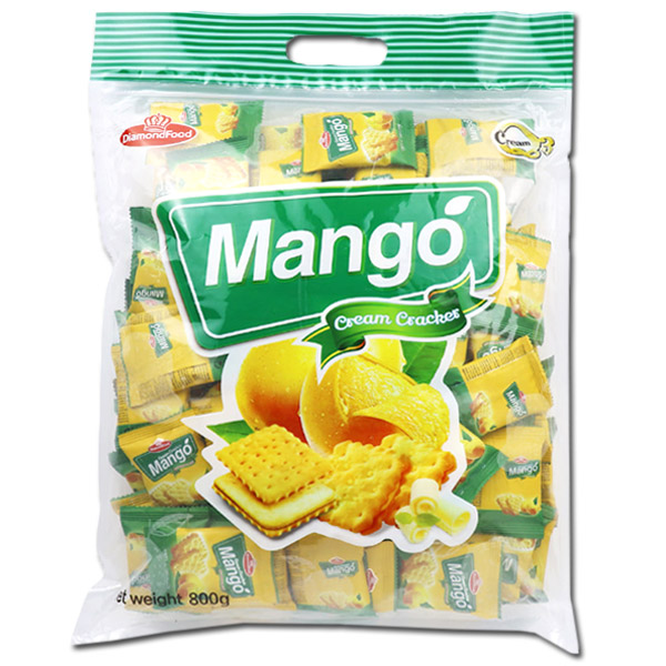 다이아몬드 푸드 망고 크림 크래커 800g 대용량 과자 - 메인 이미지