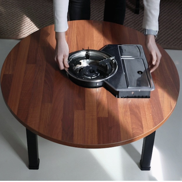 고기집테이블 대형원형테이블 삼겹살테이블 가정용불판식탁