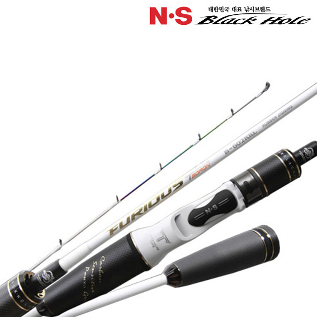 NS블랙홀 퓨리어스 티타늄 보론 참돔낚시대 타이라바로드 B-582RL (러버/라이트지깅), 1.72m - 메인 이미지