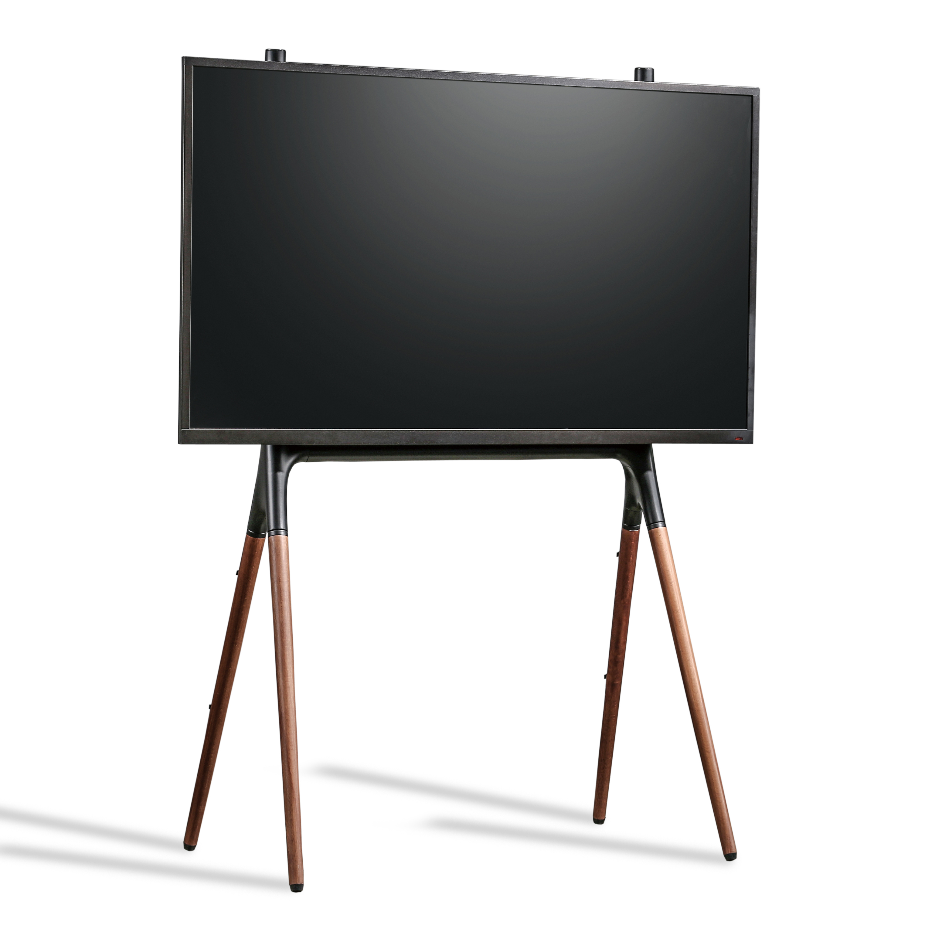 큐빅스 티비거치대 아트 이젤 TV스탠드 원목 4발 인테리어 이젤형스탠드