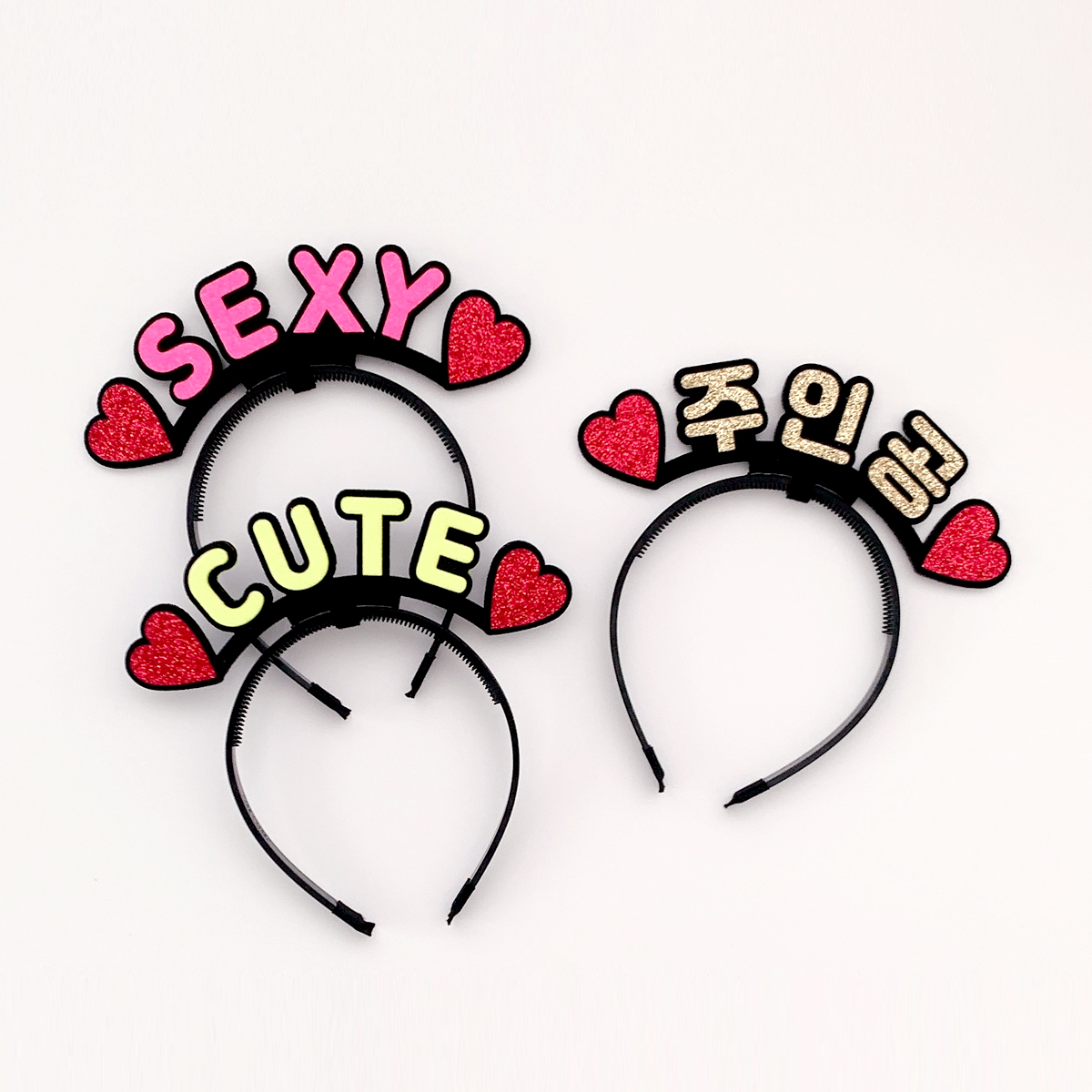 [무료배송] HBD 주인공 주문제작 라인스탠딩머리띠 - 상세 이미지 2