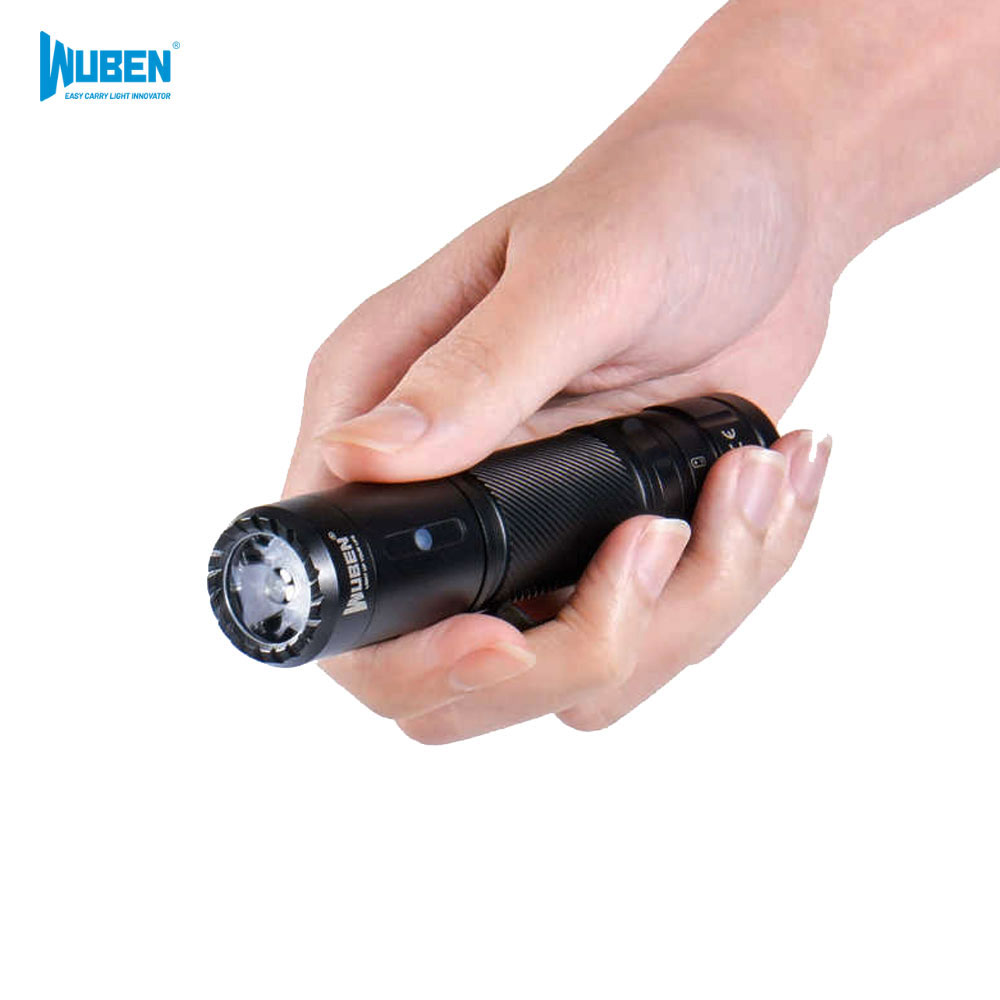 우벤 C3 소형 손전등 1200루멘 고휘도 LED후레쉬 충전식 경찰 경호원 전술 랜턴