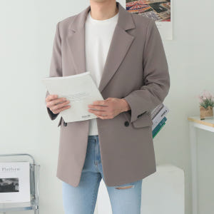 남자블레이저 오버핏블레이저 빅사이즈 남성마이 남자자켓 착용 후기 | 사이즈/핏 총정리 - 상품 이미지 2