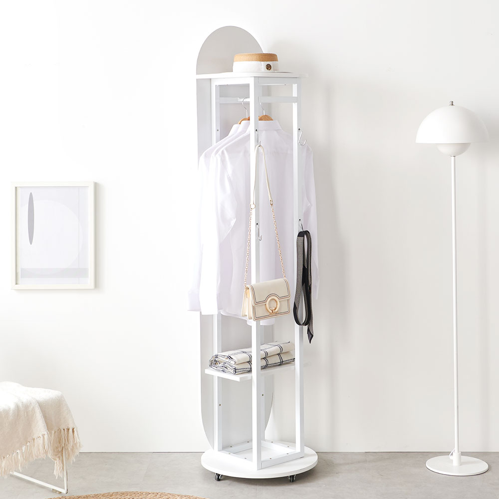 지니 전신거울 행거 시스템행거 드레스룸 스탠드 옷걸이