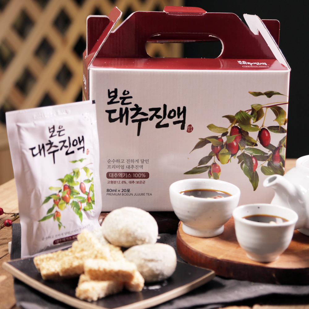 보은 대추즙 대추진액 80ml 20포 x 4+1 대추차 엑기스 이미지 6