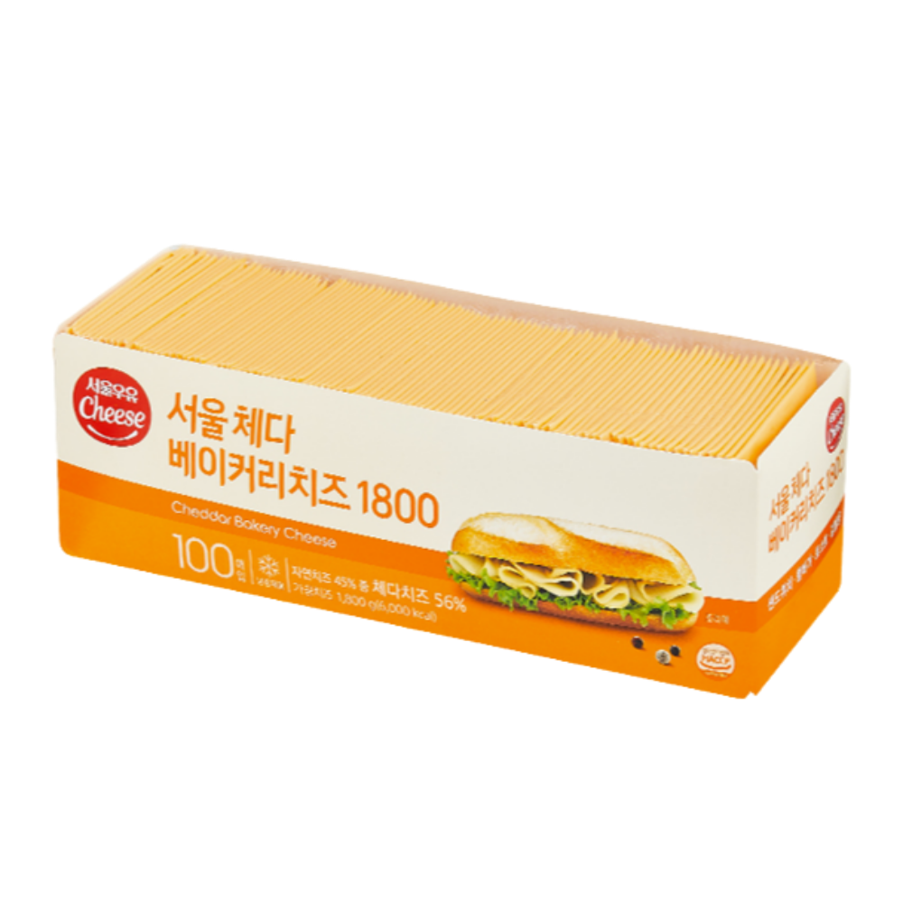 앵커 슬라이스 대용량 서울우유 체다 치즈 - 상품 이미지