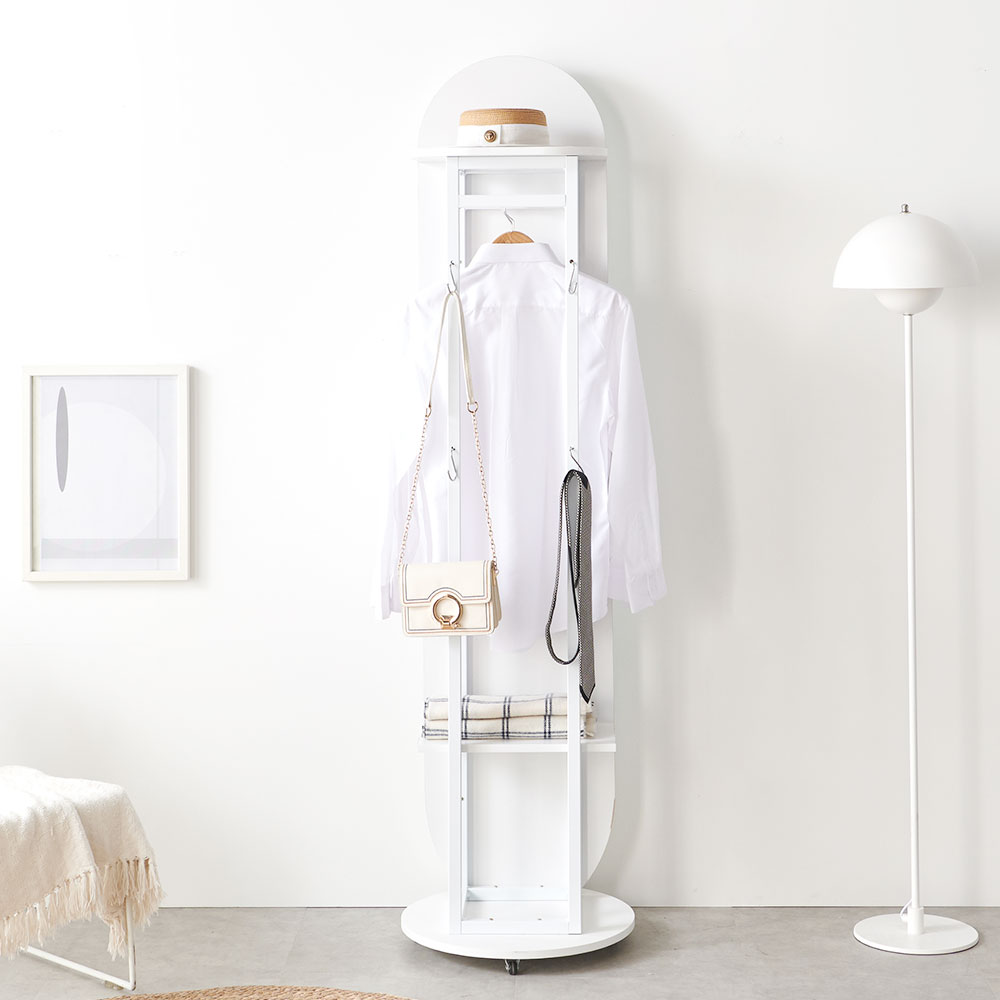 지니 전신거울 행거 시스템행거 드레스룸 스탠드 옷걸이