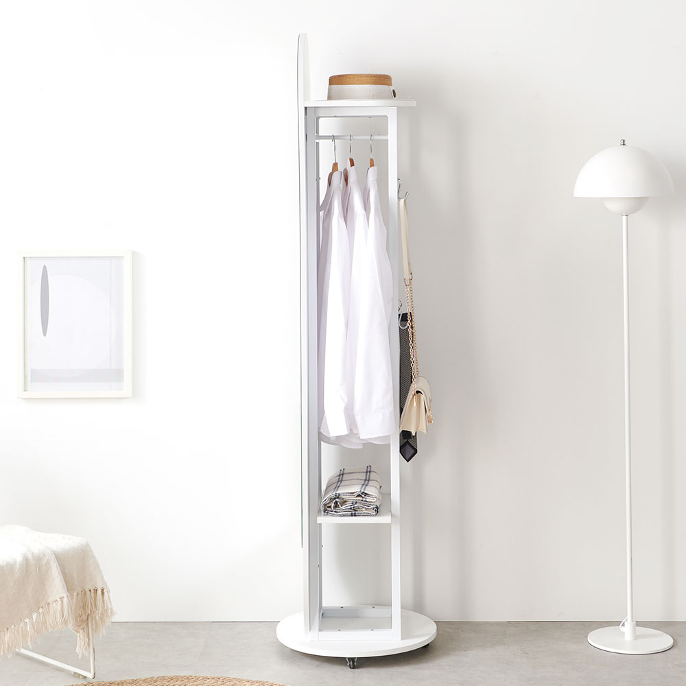 지니 전신거울 행거 시스템행거 드레스룸 스탠드 옷걸이