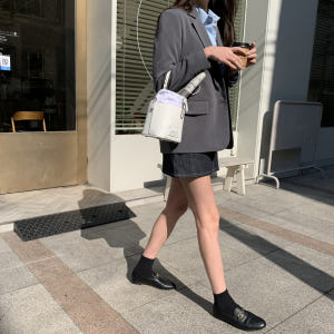 싱글 오버핏 테일러드 여자자켓 블레이저 간절기 여성 봄 자켓 정장자켓 블... 착용 후기 | 사이즈/핏 총정리 - 상품 이미지 4