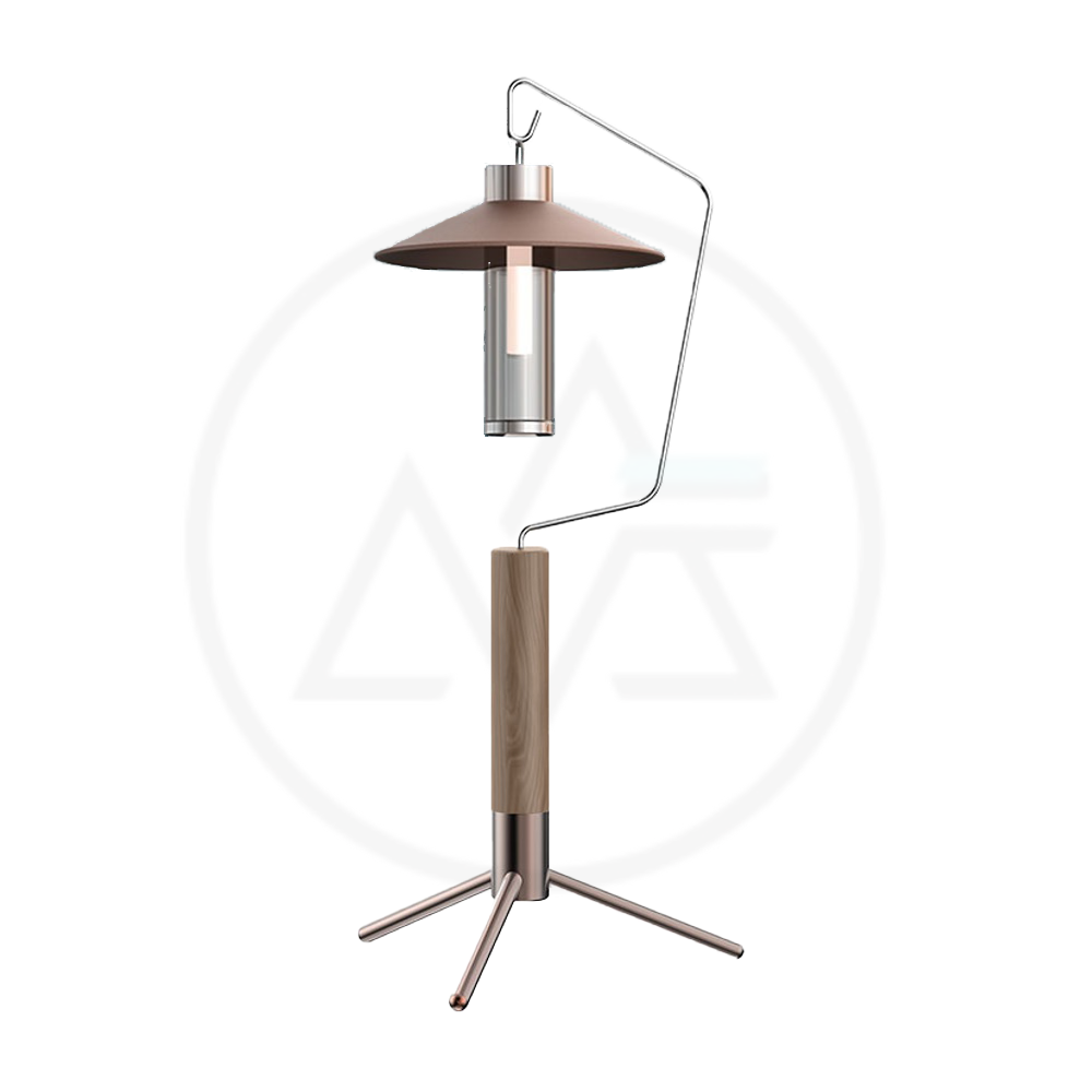 캠핑 랜턴걸이 스탠드 우드 테이블 삼각대 감성 호환 골제로 알리마