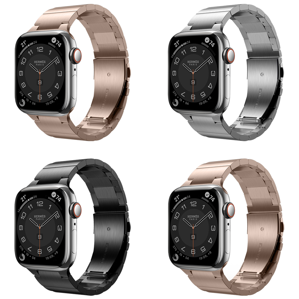 애플워치 스트랩 메탈 링크브레이슬릿 루프 밴드 시계줄 42mm / 44mm / 45mm공용