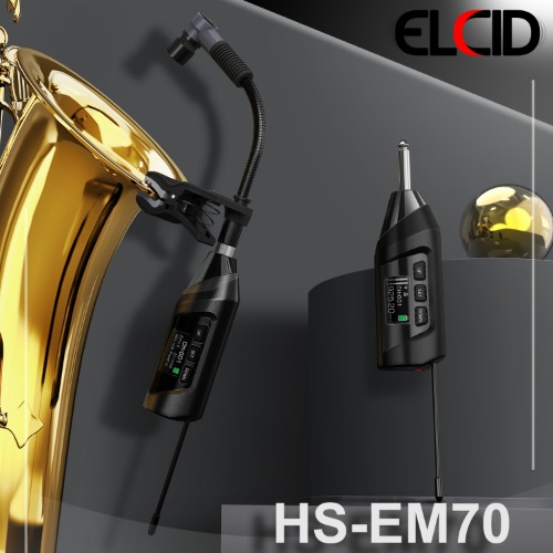 HS-EM70 색소폰 트럼펫 관악기용 무선마이크