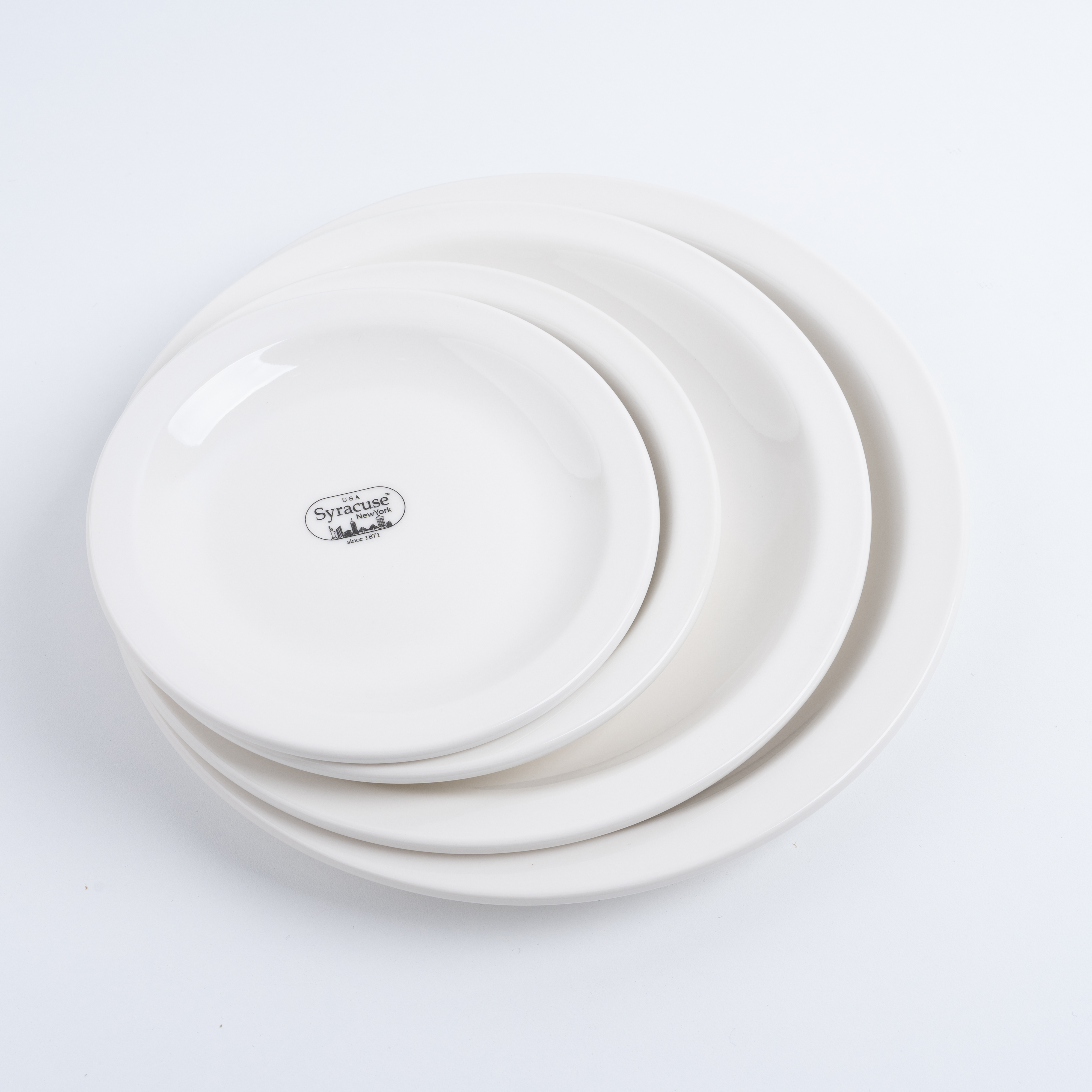시라쿠스 뉴욕 원형접시 세트 4P