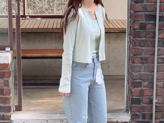 3000장 판매!💕URBANE MADE💕 폰드 크롭 가디건 나시세트 (당일 6c) 상세 이미지 75