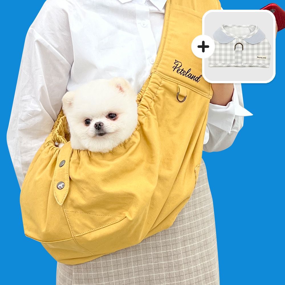 강아지 앞포대기 앞가방 러브썸L+하네스