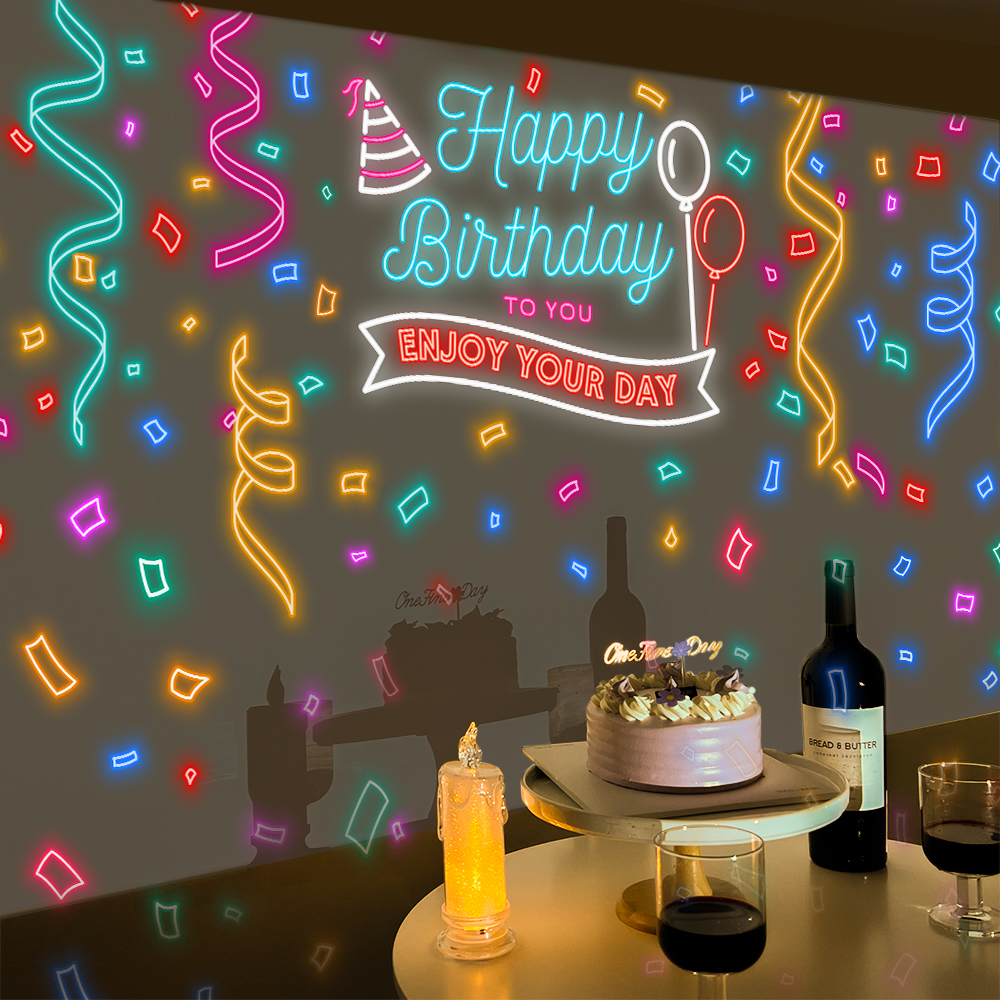 생일파티용품 생일빔 프로젝터 홈파티 이벤트 미니빔 하트빔 칩 단품 HB01 - 상세 이미지 4