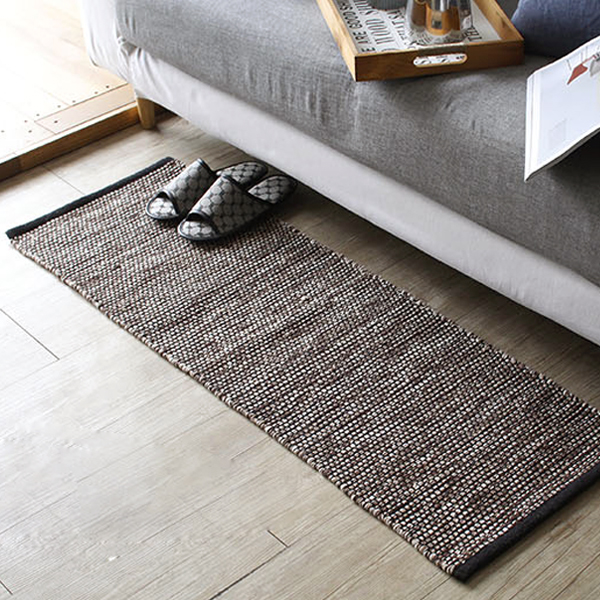 설렘하우스 루나 핸드메이드 순면 발매트 주방매트 2color 양면발판