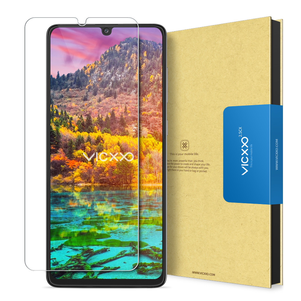빅쏘 2.5CX 강화유리 필름 갤럭시A12 점프 갤럭시A32 5G, 2매입