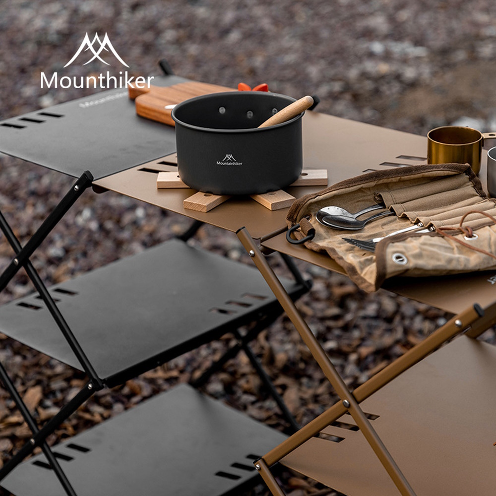 마운틴하이커 3단 선반 캠핑 테이블 쉘프 접이식 택티컬 수납