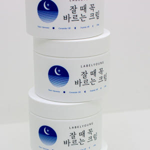 라벨영 쇼킹잘때꼭바르는크림 고수분 고영양 고보습 올인원수분크림/보습탄력 ... 솔직 후기 | 피부 타입별 분석 - 상품 이미지 4