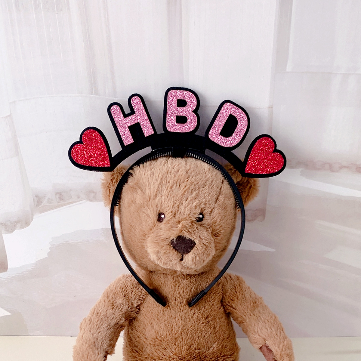 [무료배송] HBD 주인공 주문제작 라인스탠딩머리띠 - 상세 이미지 3